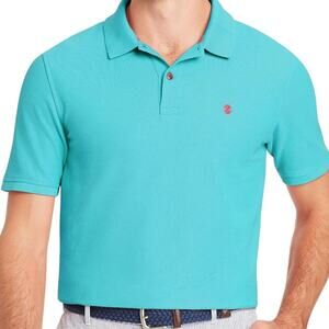 Izod The Advantage Polo Men's Size Medium Preppy Casual Bright Business Casual